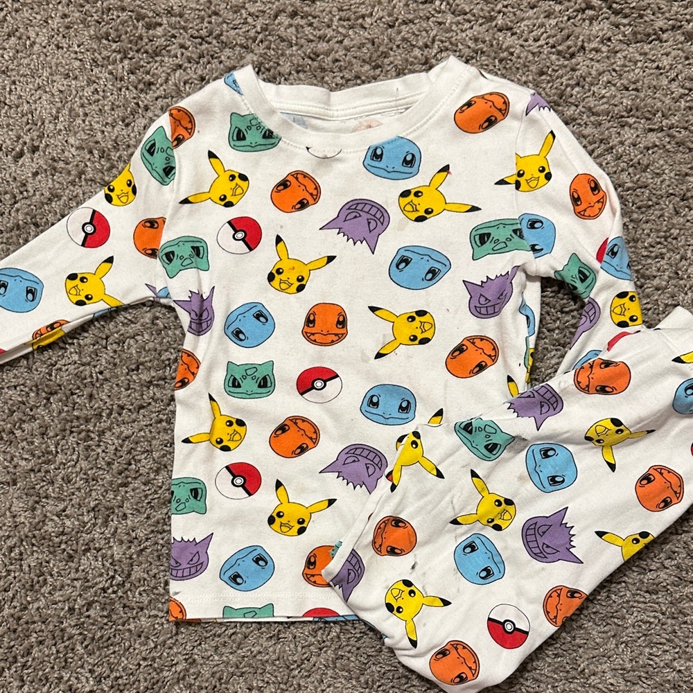 Colorful Pokémon Pajama Set